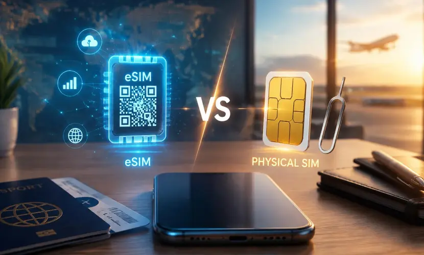 eSIM vs Physical SIM: Which One Is Better for Travel?