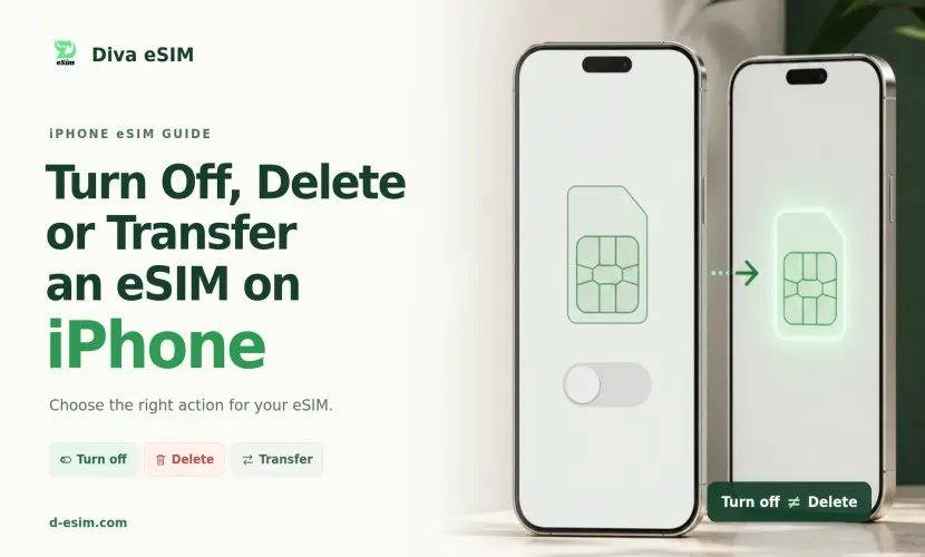 How to Turn Off, Delete, or Transfer an eSIM on iPhone